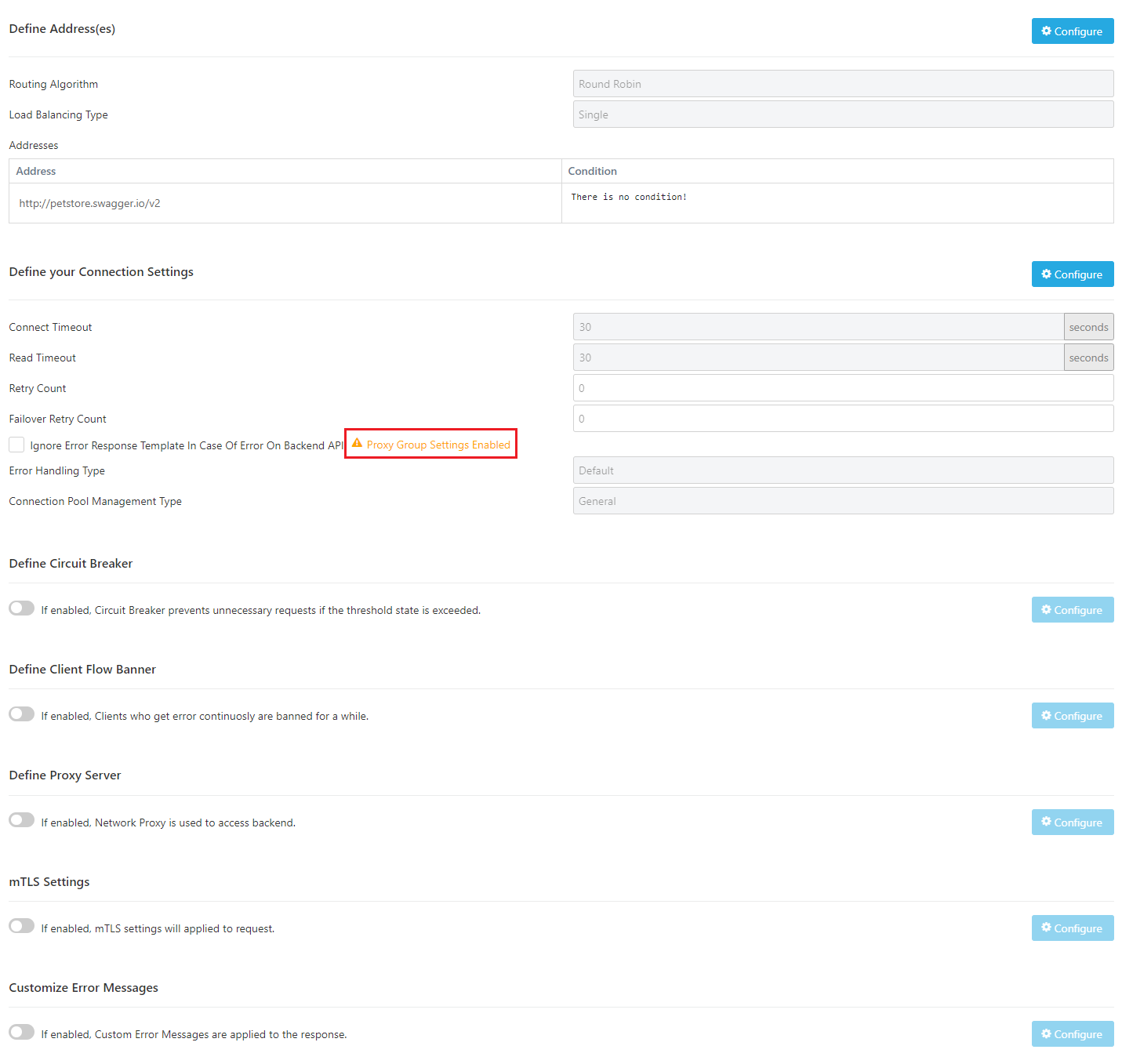 Routing Tab