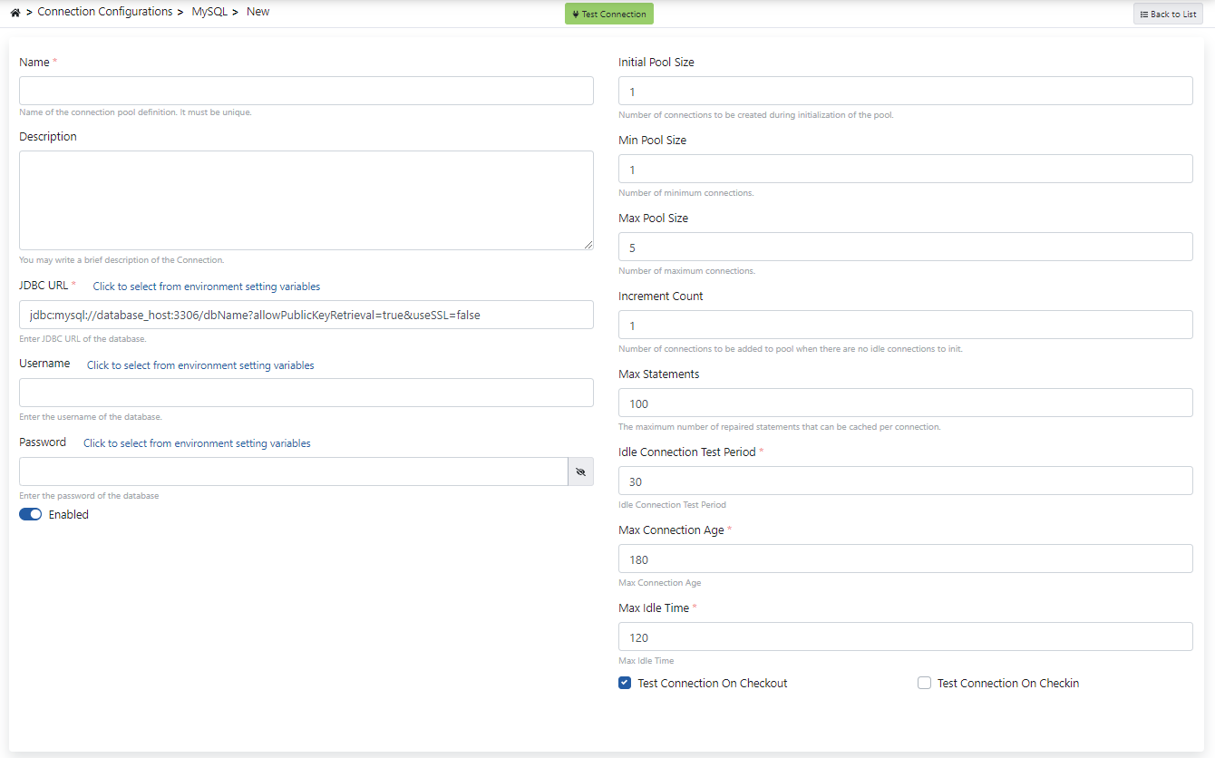Creating DB-2-API over MySQL Database