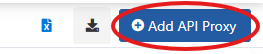 API Proxy Creation Button