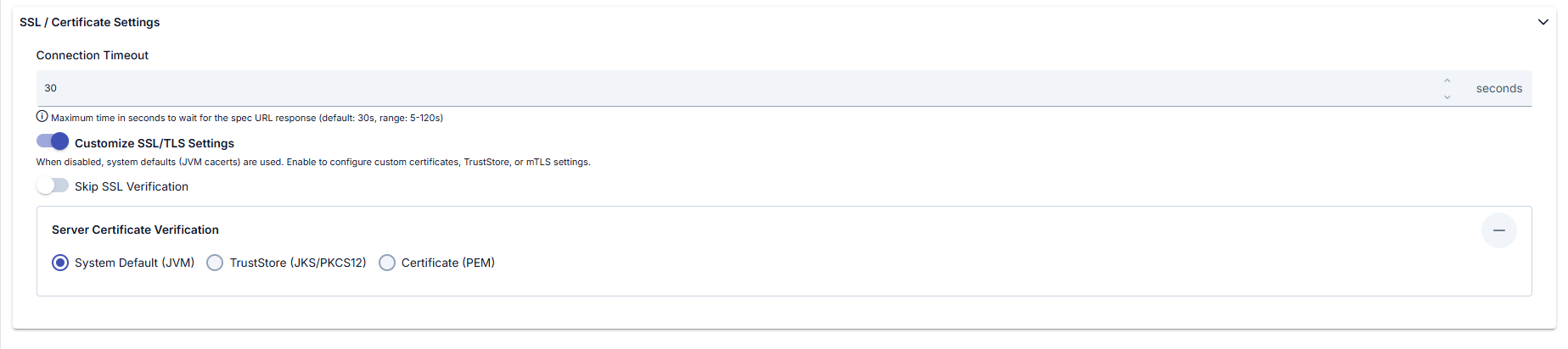 SSL / Sertifika Ayarları