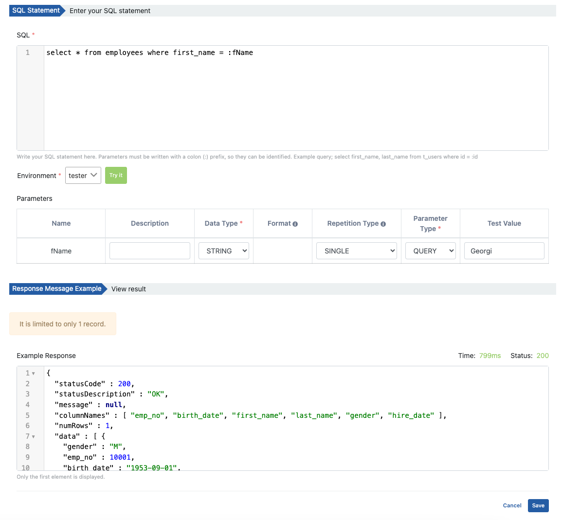 Testing SQL