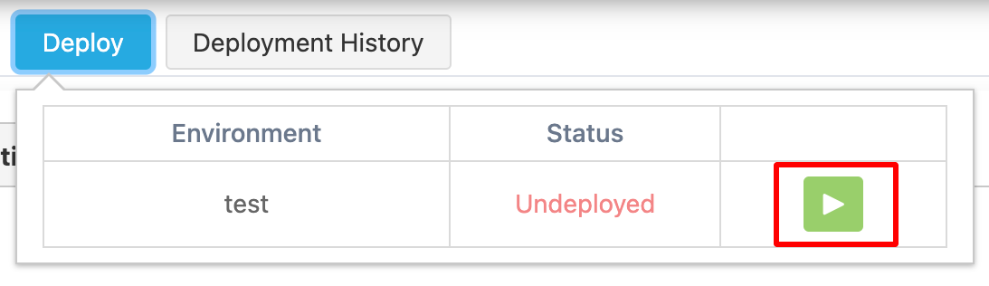 Deployment Screen