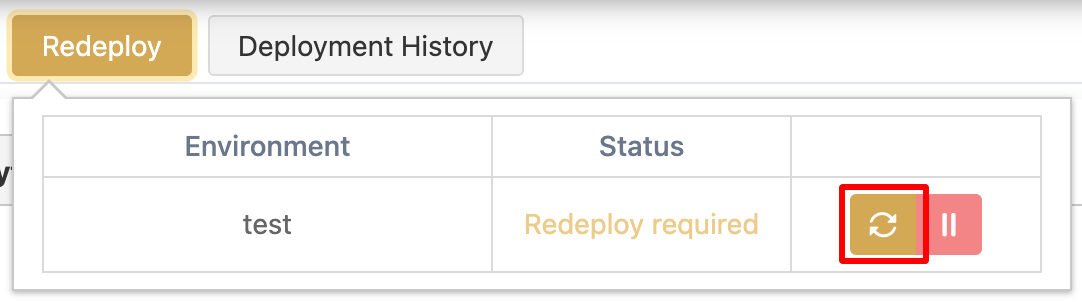 Redeploy List