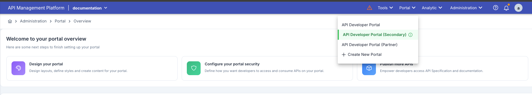 Portal List Screen