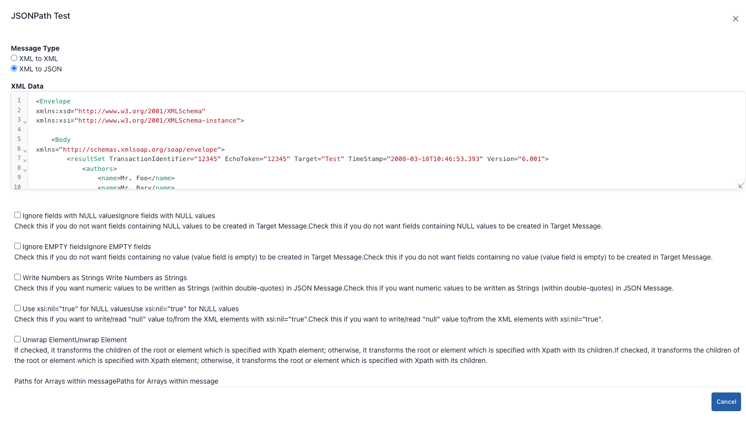 XPath Test Ekranı