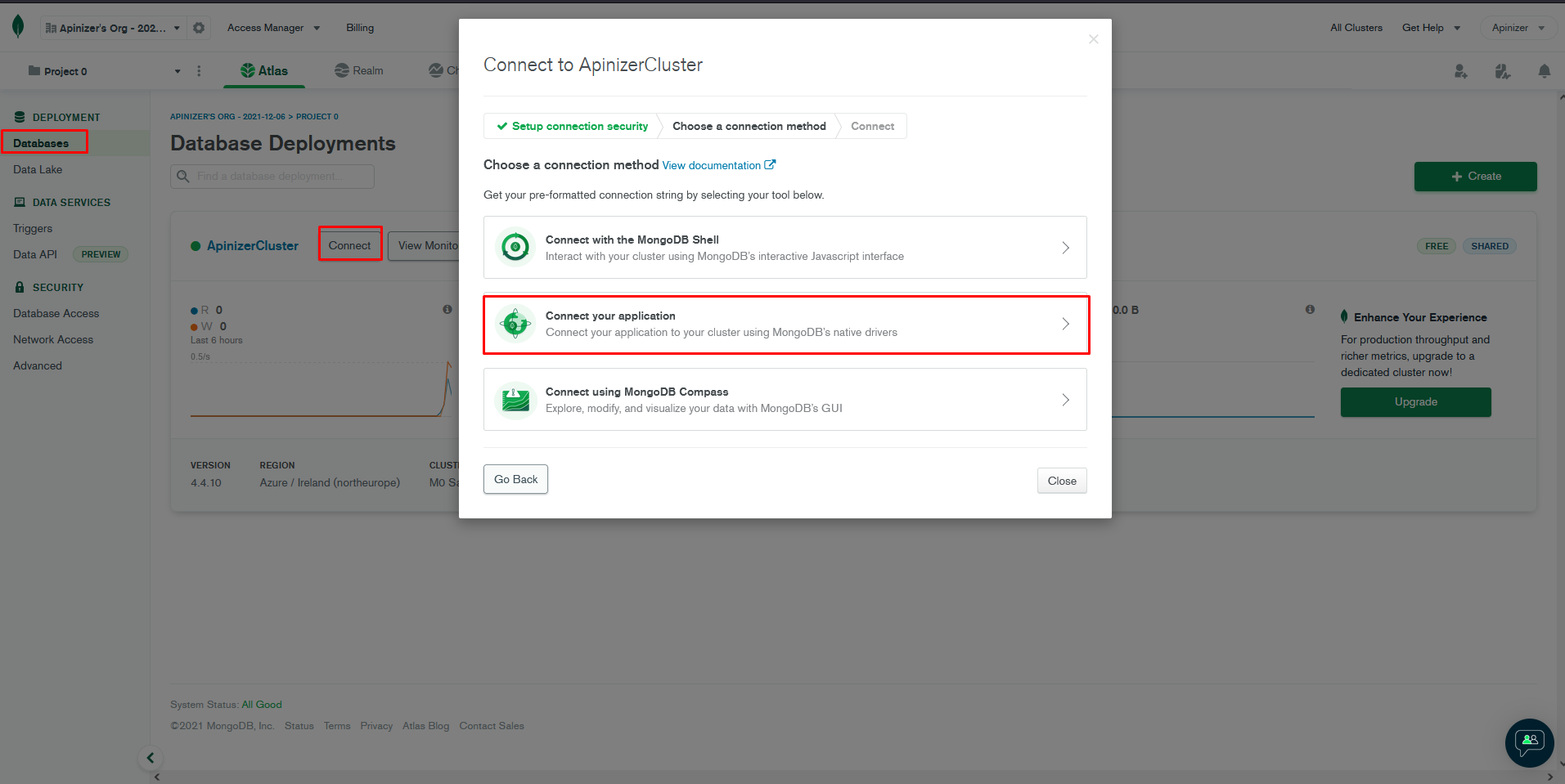 MongoDB Bağlantı Ayarları