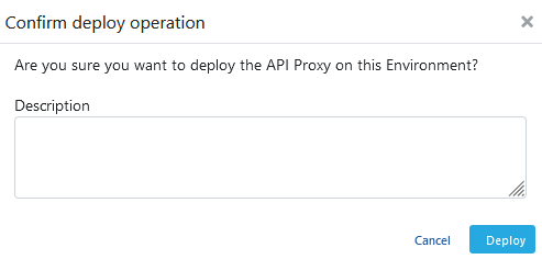 API Deploy Onayı