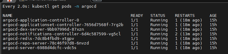 ArgoCD Pod'ları