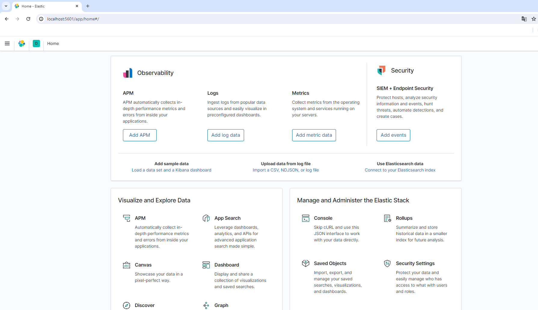 Kibana Interface