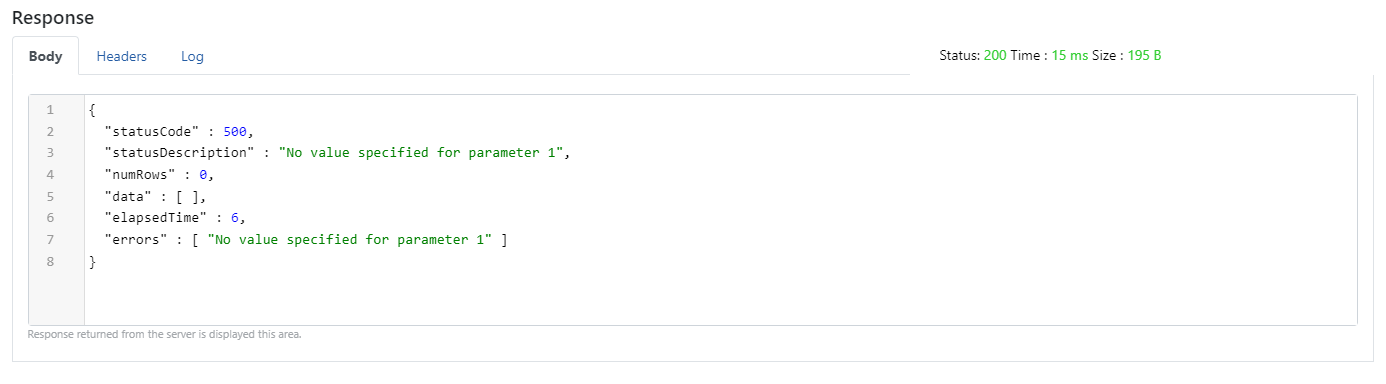 Error Response
