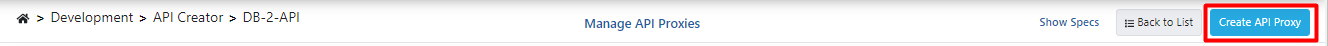Create API Proxy