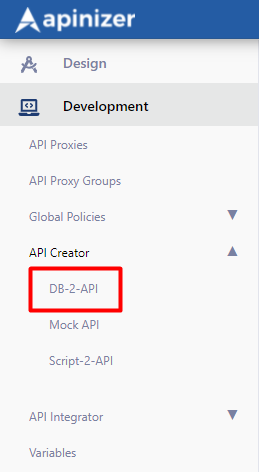 DB-2-API Creation