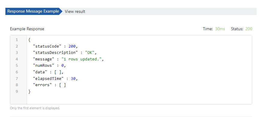 Test Result