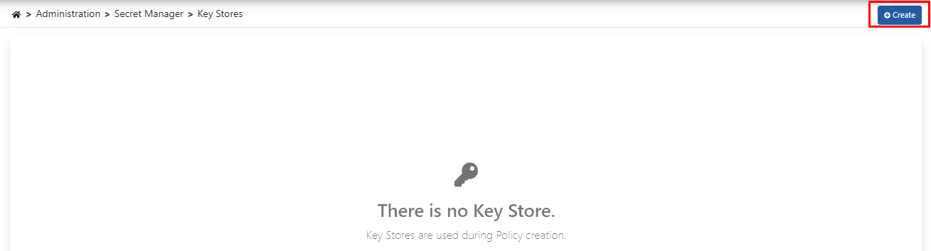 Key Store Creation