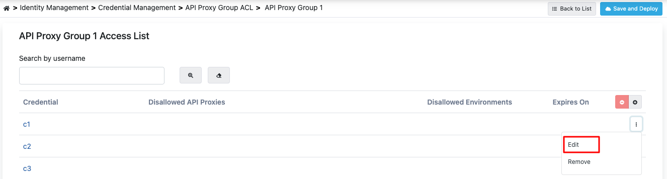 Access Configuration