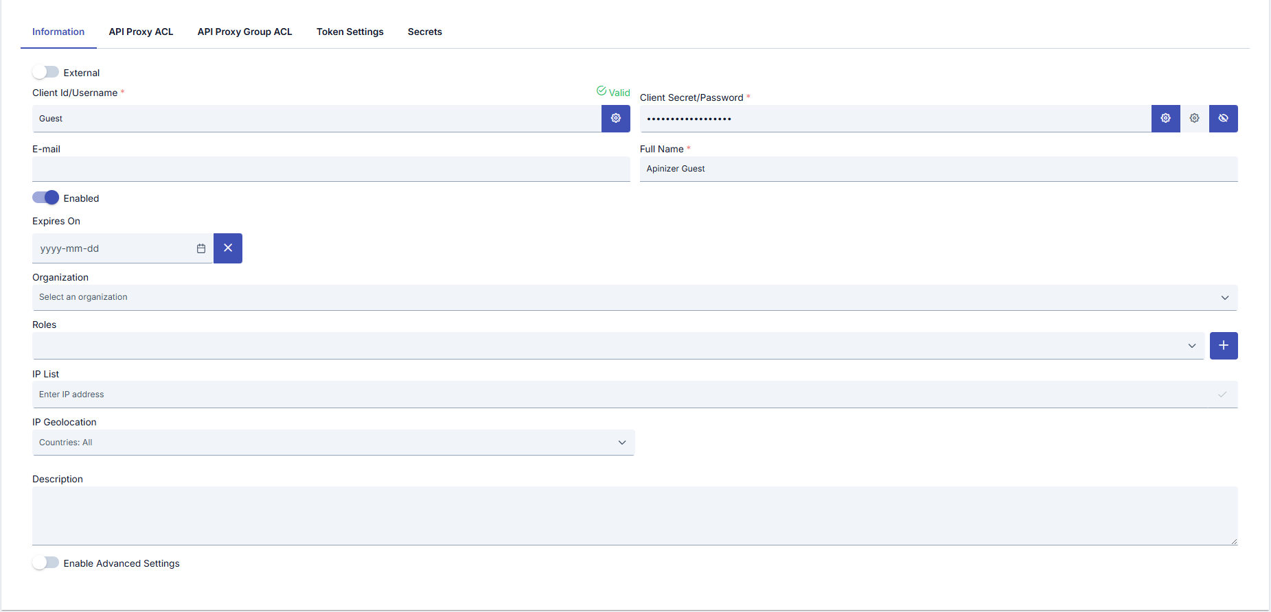 Creating Credential