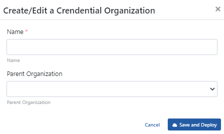 Organization Registration
